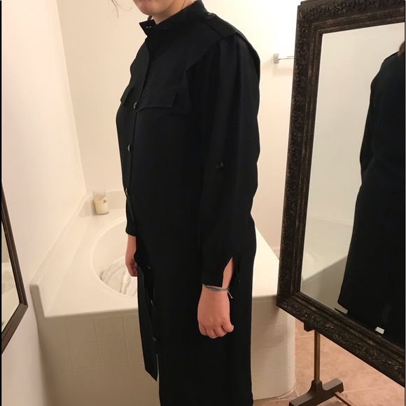 Ms Chaus Black Long Jacket Dress Shawls cover up Plus Size 10 XLG casual cool - Picture 4 of 8